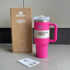 Pink Stanley 40oz Tumbler | Leak-Proof Insulated Travel Mug