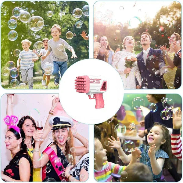Bazooka Bubble Gun | Rechargeable Bubble Blaster Toy