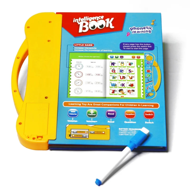 Interactive Learning Book for Kids | Letters, Numbers & Sounds