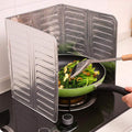 3-Sided Oil-Proof Splatter Guard | Foldable Kitchen Shield