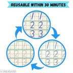 4 in 1 Sank Magic Practice Book Set | Reusable Copybook with Pen &amp; Refills