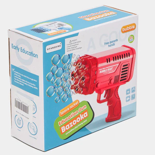 Bazooka Bubble Gun | Rechargeable Bubble Blaster Toy