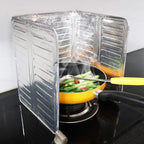3-Sided Oil-Proof Splatter Guard | Foldable Kitchen Shield