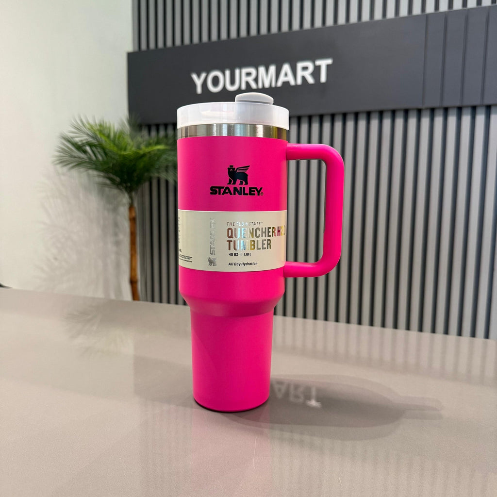 Pink Stanley 40oz Tumbler | Leak-Proof Insulated Travel Mug