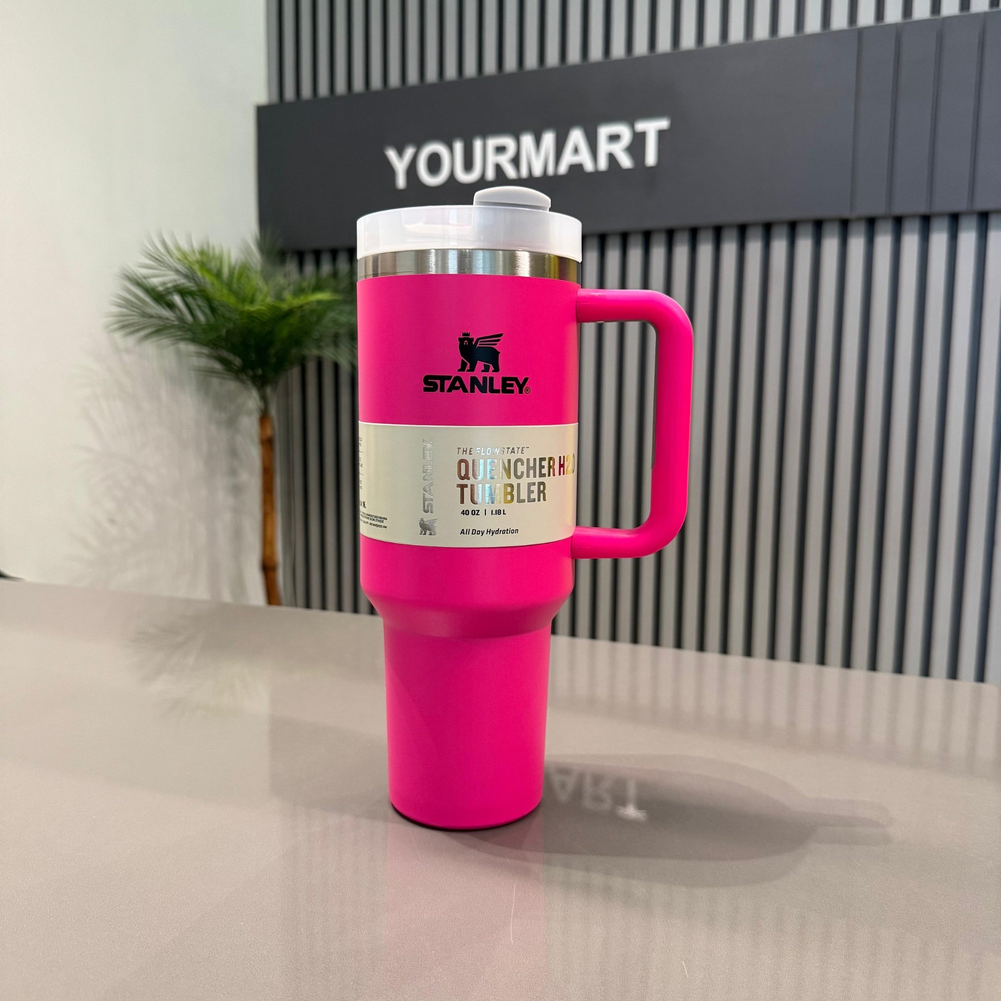 Pink Stanley 40oz Tumbler | Leak-Proof Insulated Travel Mug