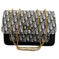Dior Oblique Canvas & Leather Clutch | Black Luxury Handbag
