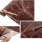 Autumn Brown Marble Sheet | Self-Adhesive Waterproof Wallpaper
