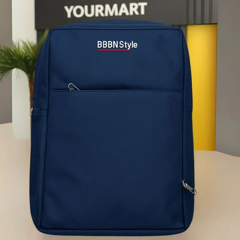 Slim Laptop Backpack | Navy Blue Travel & Office Bag