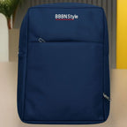 Slim Laptop Backpack | Navy Blue Travel & Office Bag