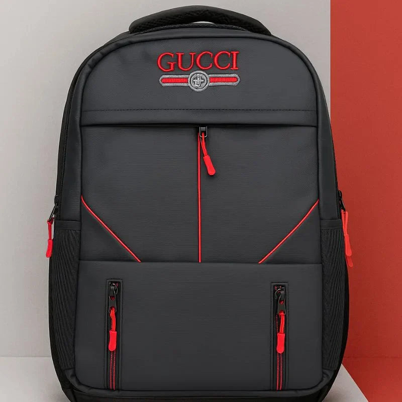 Multi-Functional Travel Backpack | Black & Red