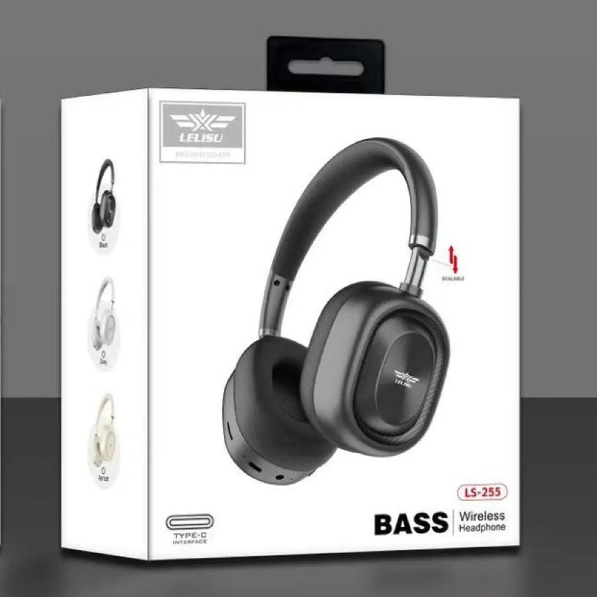 Lelisu LS-255 Wireless Headphones | Bass Bluetooth Over-Ear