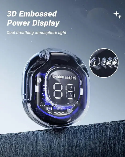 Air 39 Transparent Bluetooth Earbuds | Super Bass & ENC